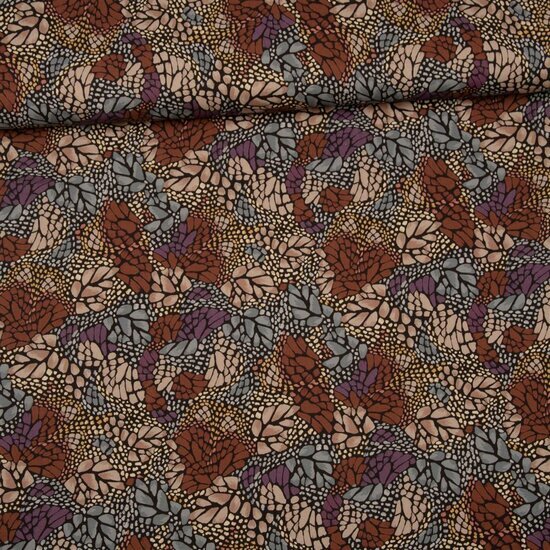 Viscose - Stepping Stones - Donkerbruin