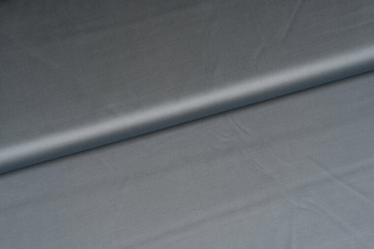 Satijn - Uni - Smoke Blue