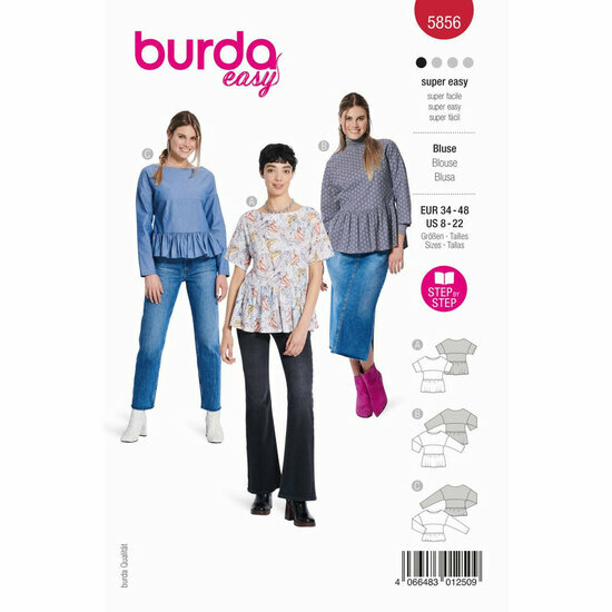 Burda Patroon 5856 - Bloes