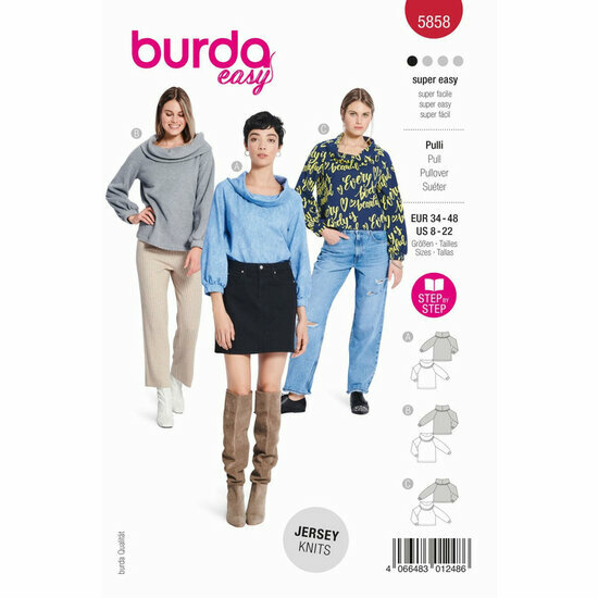 Burda Patroon 5858 - Trui