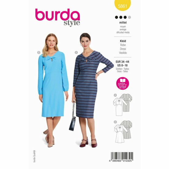 Burda Patroon 5861 - Jurk