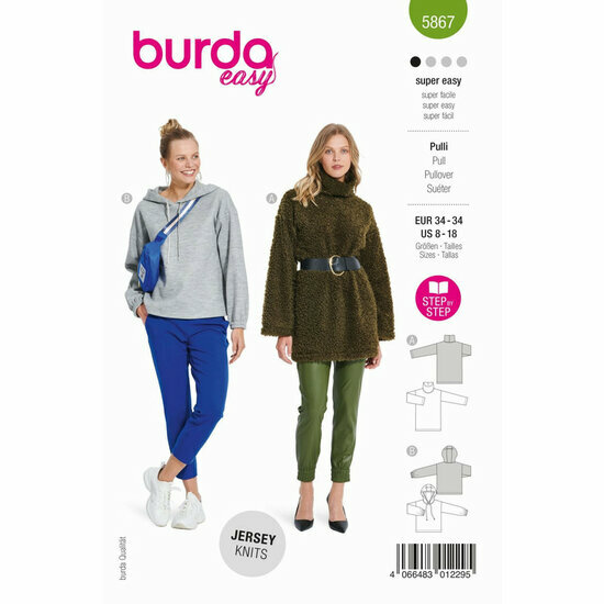 Burda Patroon 5867 - Trui