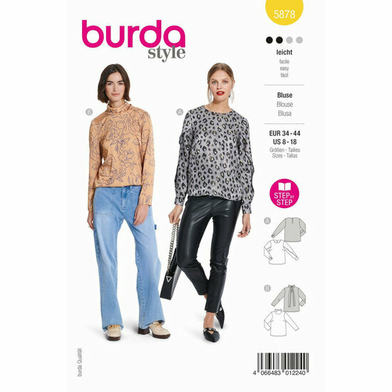 Burda Patroon 5878 - Bloes