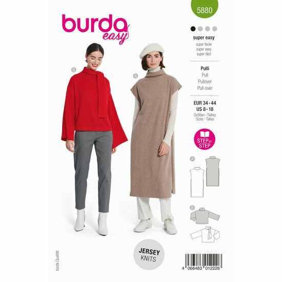 Burda Patroon 5880 - Trui