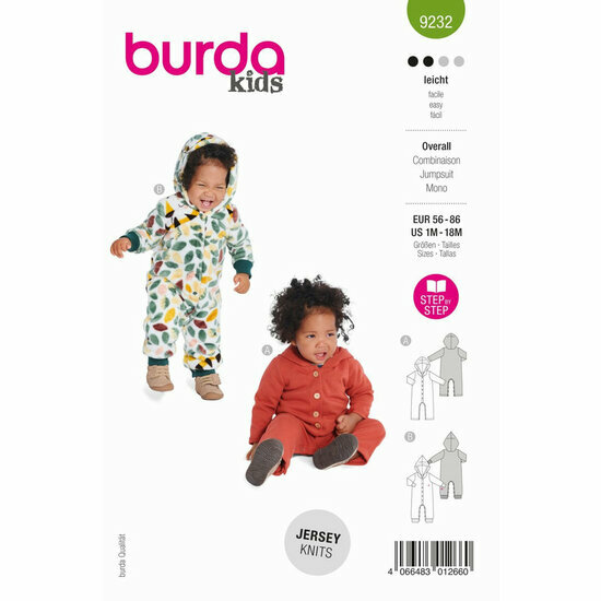 Burda Patroon 9232 - Jumpsuit