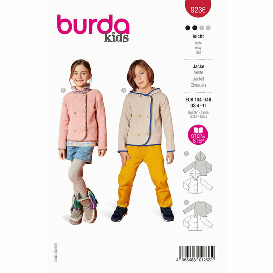 Burda Patroon 9236 - Jas