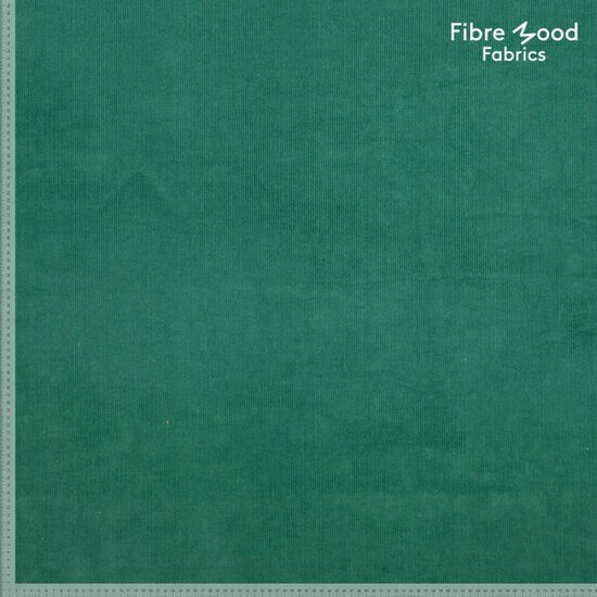 Ribfluweel - Uni - Groen