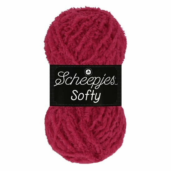 Scheepjes Softy 50g - 490 - Donkerrood