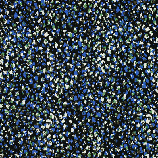 Viscose Stretch - Animal Skin - Zwart