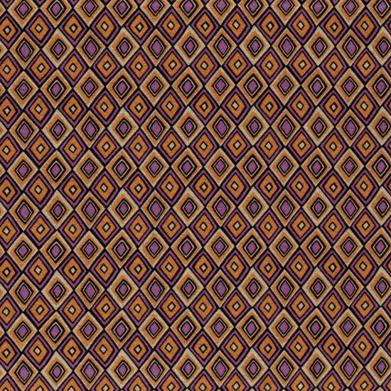 Interlock - Ruiten - Oranje-Lila