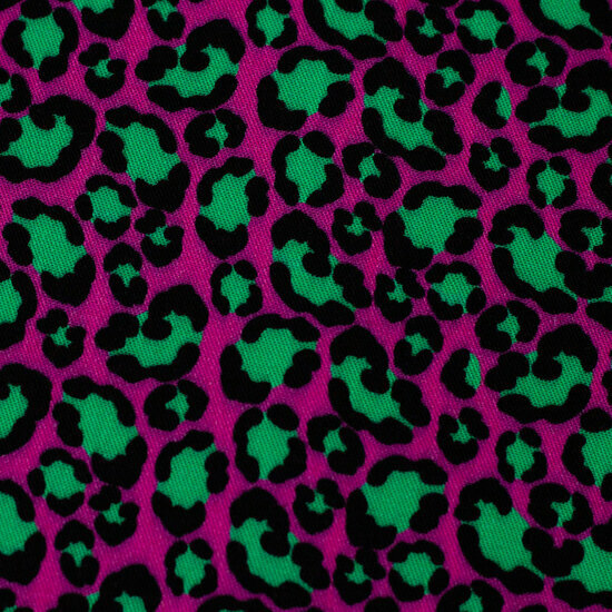 Viscose - Luipaard - Purper