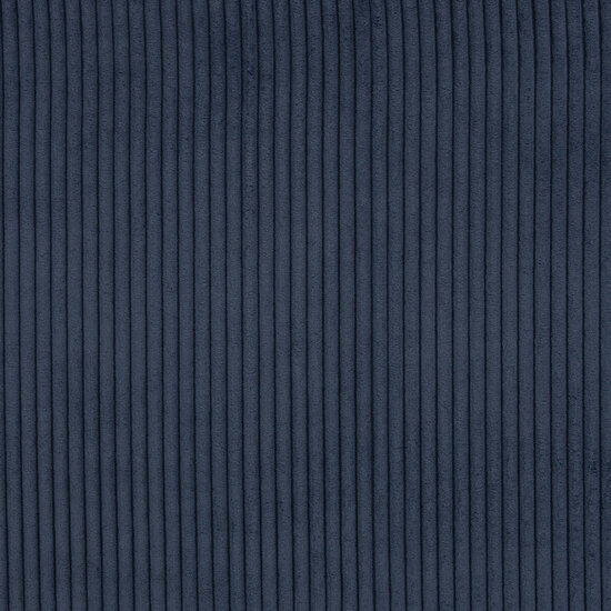 Ribfluweel Deco - Uni - Navy