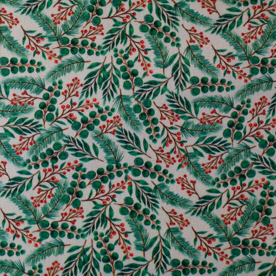 Poplin - Kersttakjes - Ecru