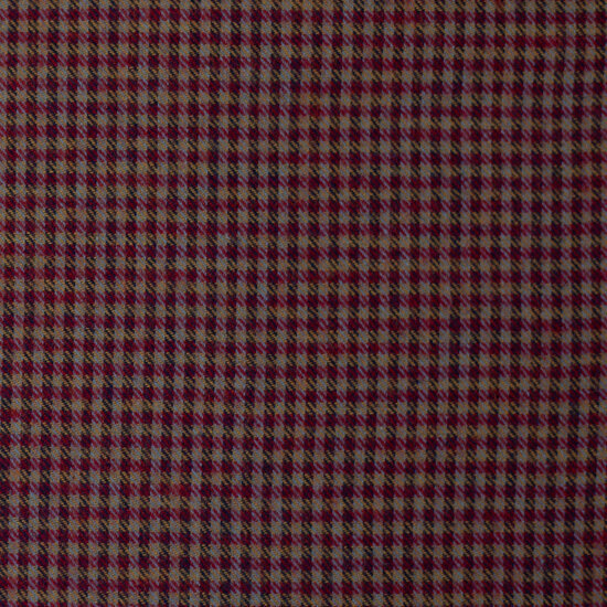 Flanel - Mini Check - Bordeaux