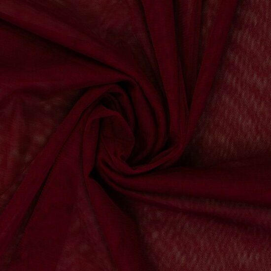 Mesh Tule - Uni - Bordeaux