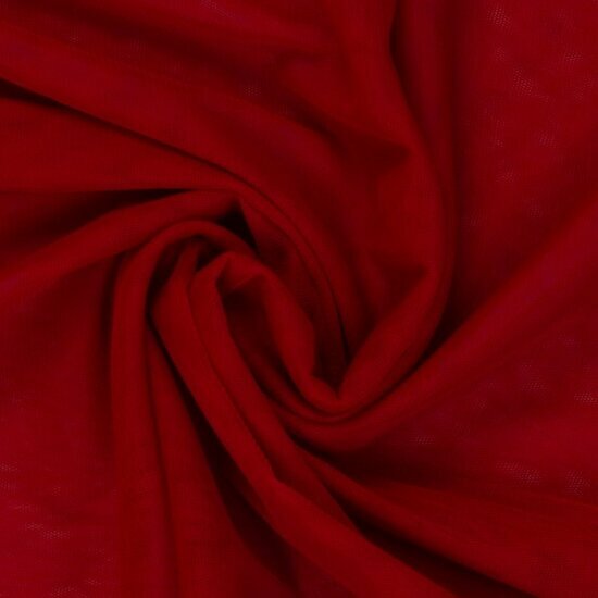 Mesh Tule - Uni - Rood