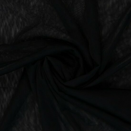 Mesh Tule - Uni - Zwart