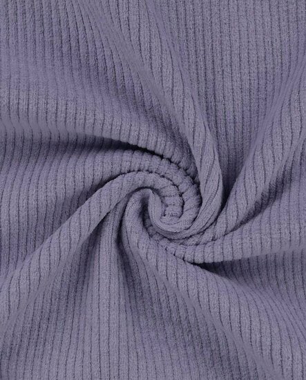 Ribfluweel Stretch - Uni - Lila