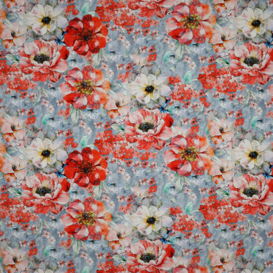 Viscose - Flowers - Multicolor