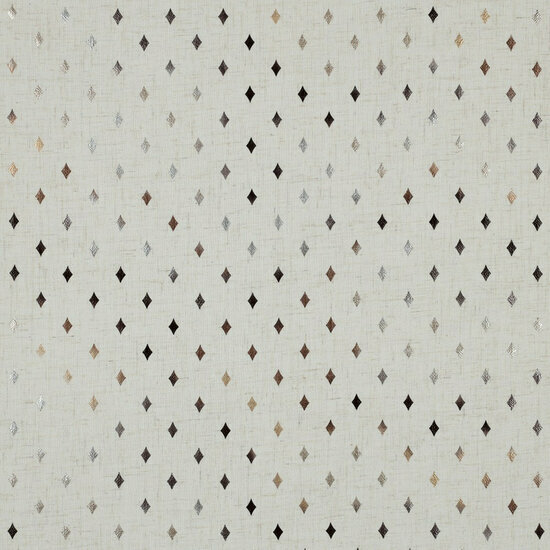Viscose Linnen - Foil Diamond - Brons