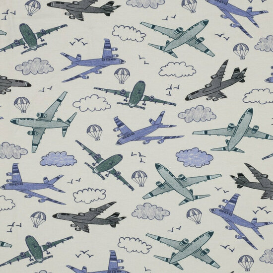 Jersey - Airplanes - Ecru