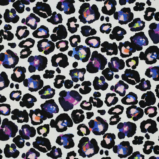 Jersey - Neon Animal Skin - Wit