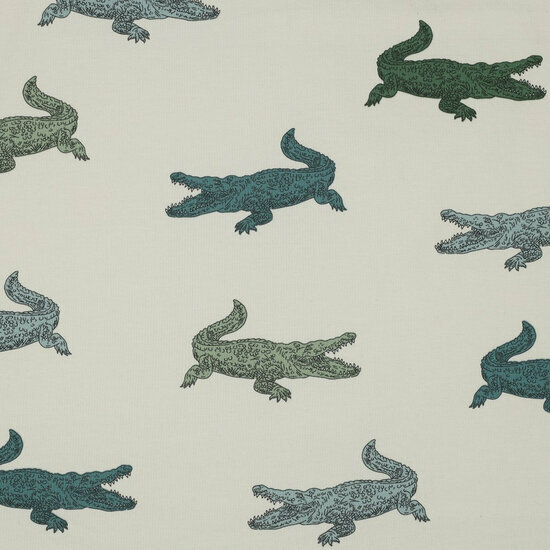 Jersey - Crocodile - Ecru