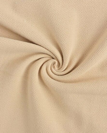 Pique Jersey - Uni - Beige