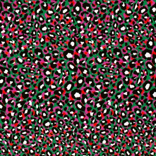 Viscose Jersey - Panter - Groen