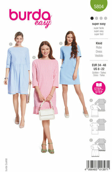 Burda Patroon 5804 - Jurk