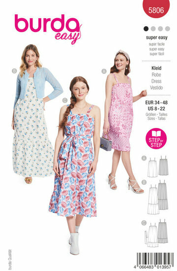 Burda Patroon 5806 - Jurk