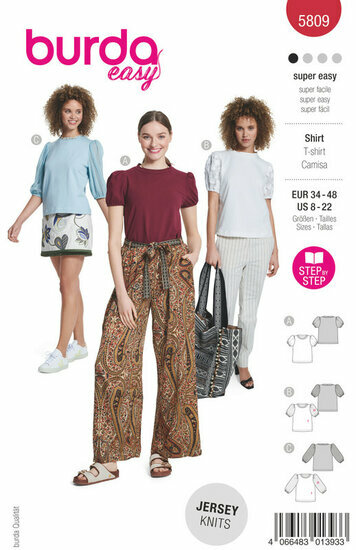 Burda Patroon 5809 - T-Shirt