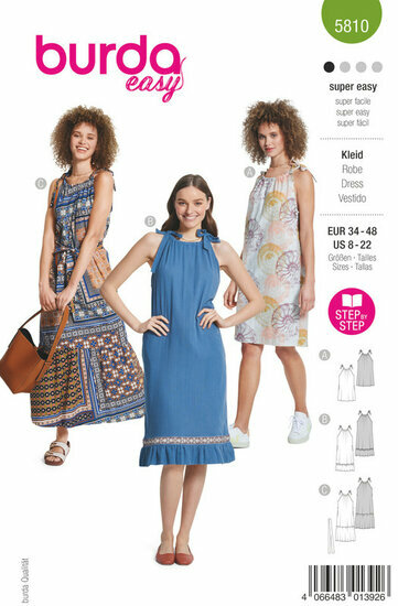 Burda Patroon 5810 - Jurk
