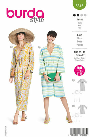 Burda Patroon 5816 - Jurk