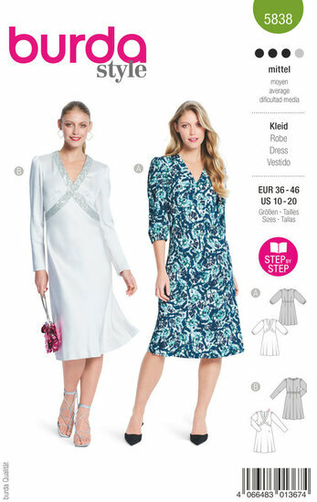 Burda Patroon 5838 - Jurk