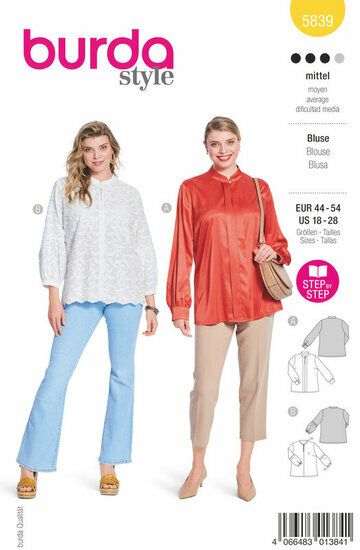 Burda Patroon 5839 - Bloes