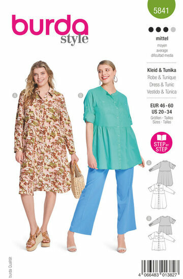 Burda Patroon 5841 - Jurk en Tuniek
