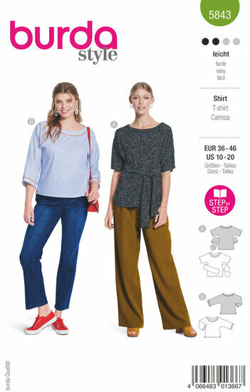 Burda Patroon 5843 - T-Shirt