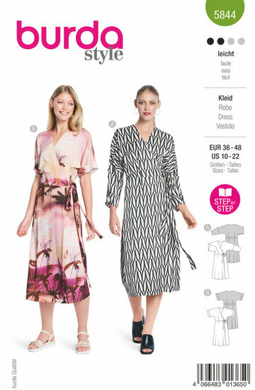 Burda Patroon 5844 - Jurk