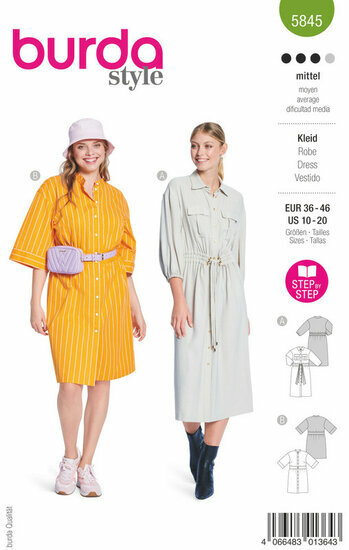 Burda Patroon 5845 - Jurk