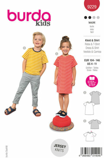 Burda Patroon 9229 - Jurk en T-Shirt