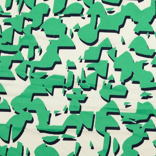 Satijn - Vormen - Groen