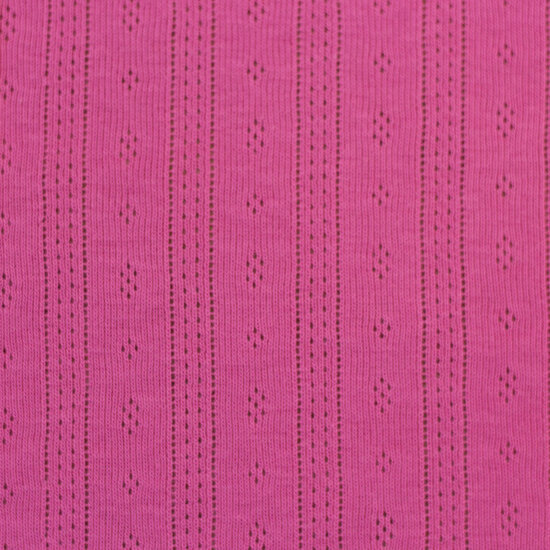 Pointelle - Uni - Fuchsia