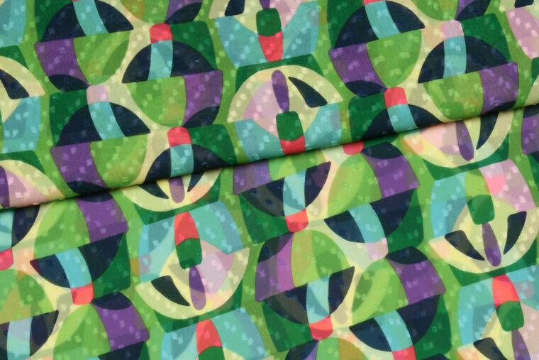 Chiffon - Dotty - Groen