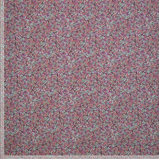 Viscose Linnen - Small Flowers - Wit