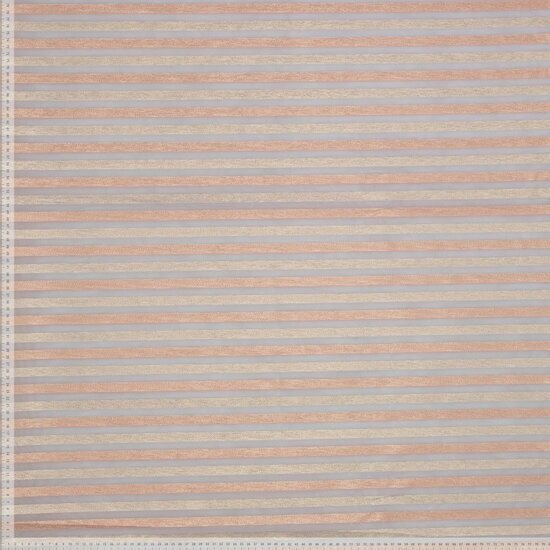 Organza - Glitter Stripes - Rose Gold
