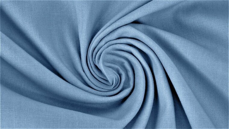 Poplin - Uni - Jeansblauw