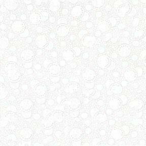 Katoen - White Bubbles - Ecru