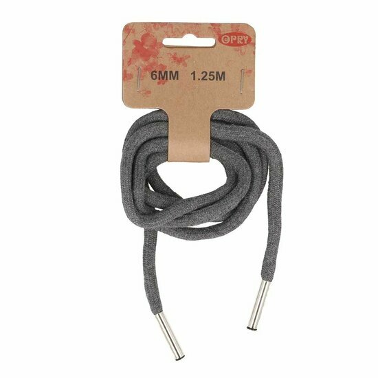 Hoodie Koord 6mm - Anthraciet