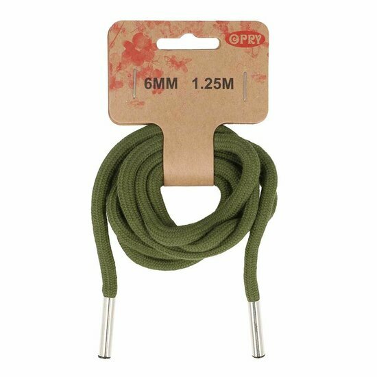 Hoodie Koord 6mm - Kaki